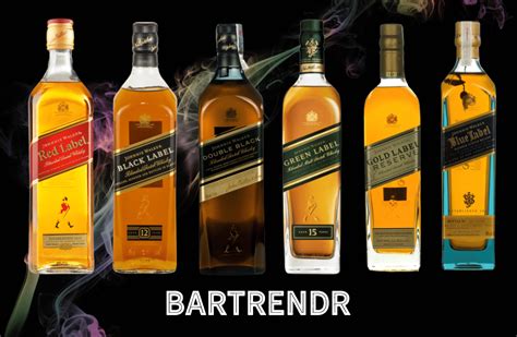 johnnie walker label color chart.